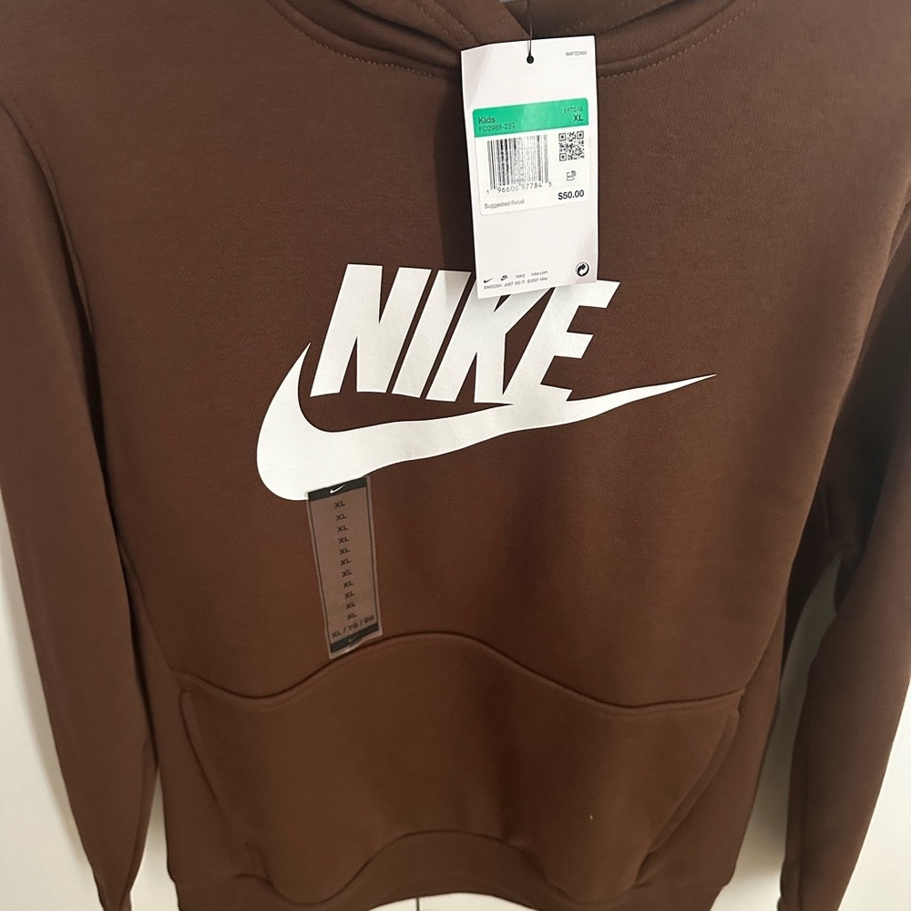KIDS Nike Brown Hoodie XL
